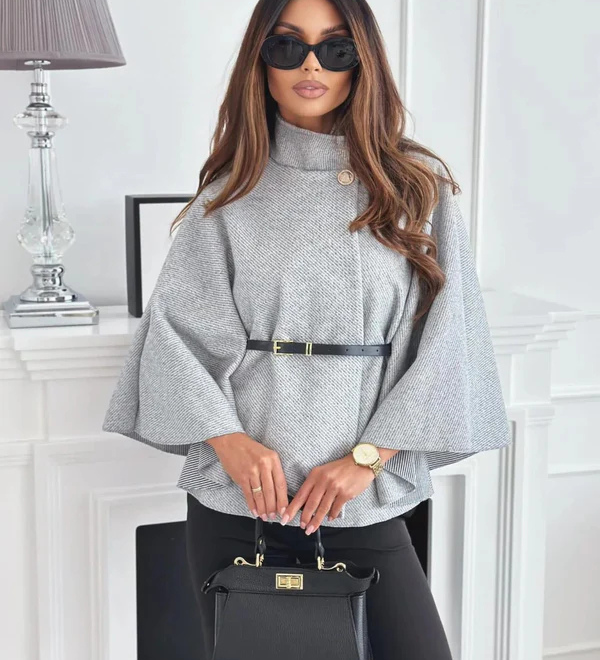 LUISA™ | CASACO ELEGANTE DE CINTURA FINA