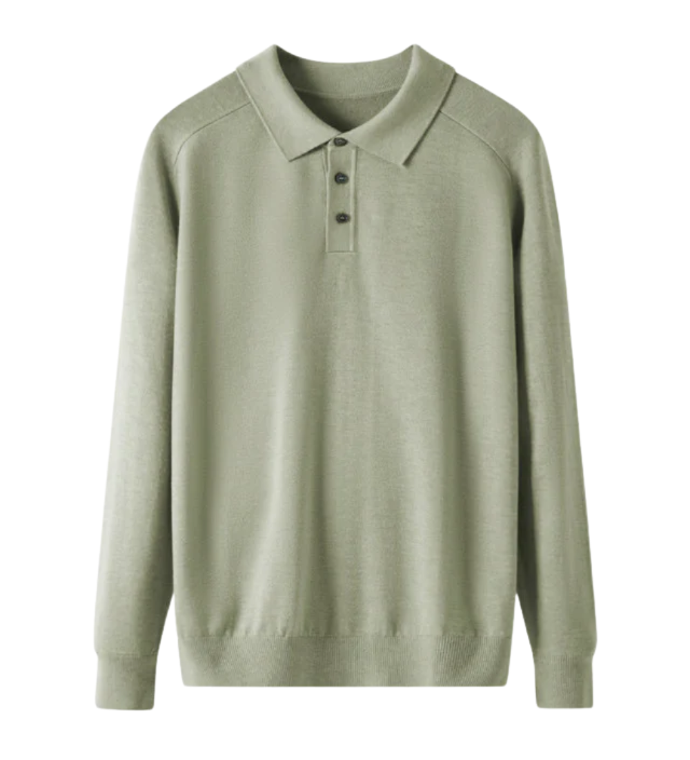Polo Bellagio de lã merino
