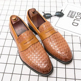 Mocassins elegantes em tecido