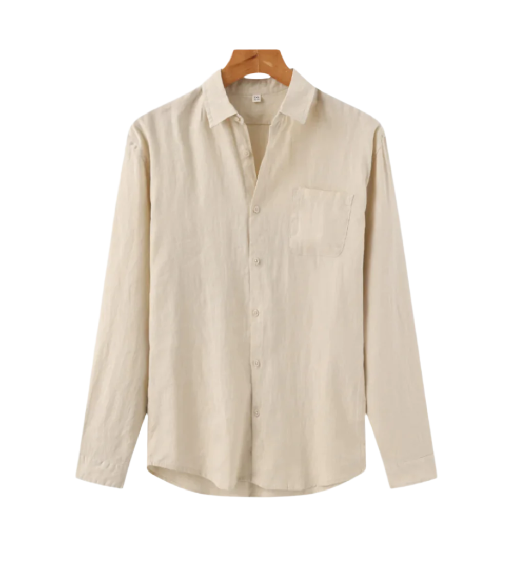 Camisa de linho Genève