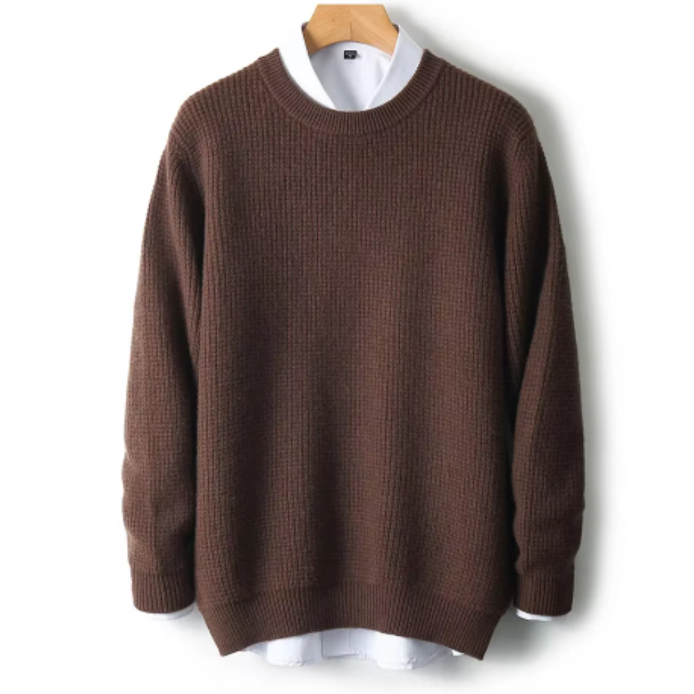 Camisola de malha de caxemira elegante