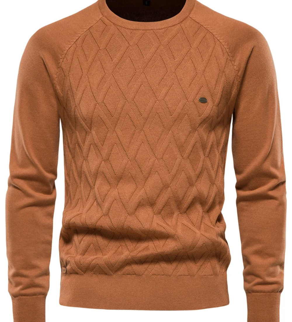 Camisola de homem com design axadrezado V2