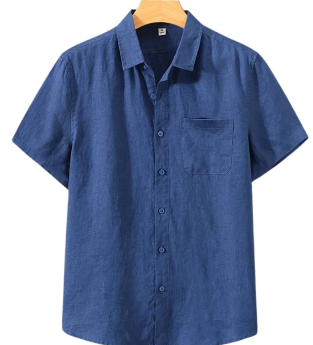 Camisa de linho Santorini