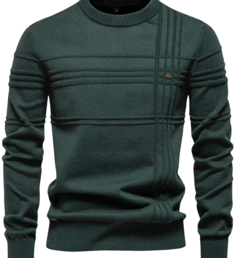 Camisola para homem com design axadrezado
