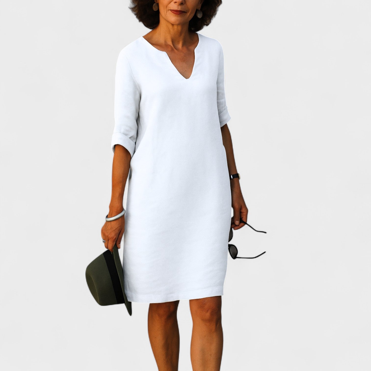 Vestido Elegância sem esforço