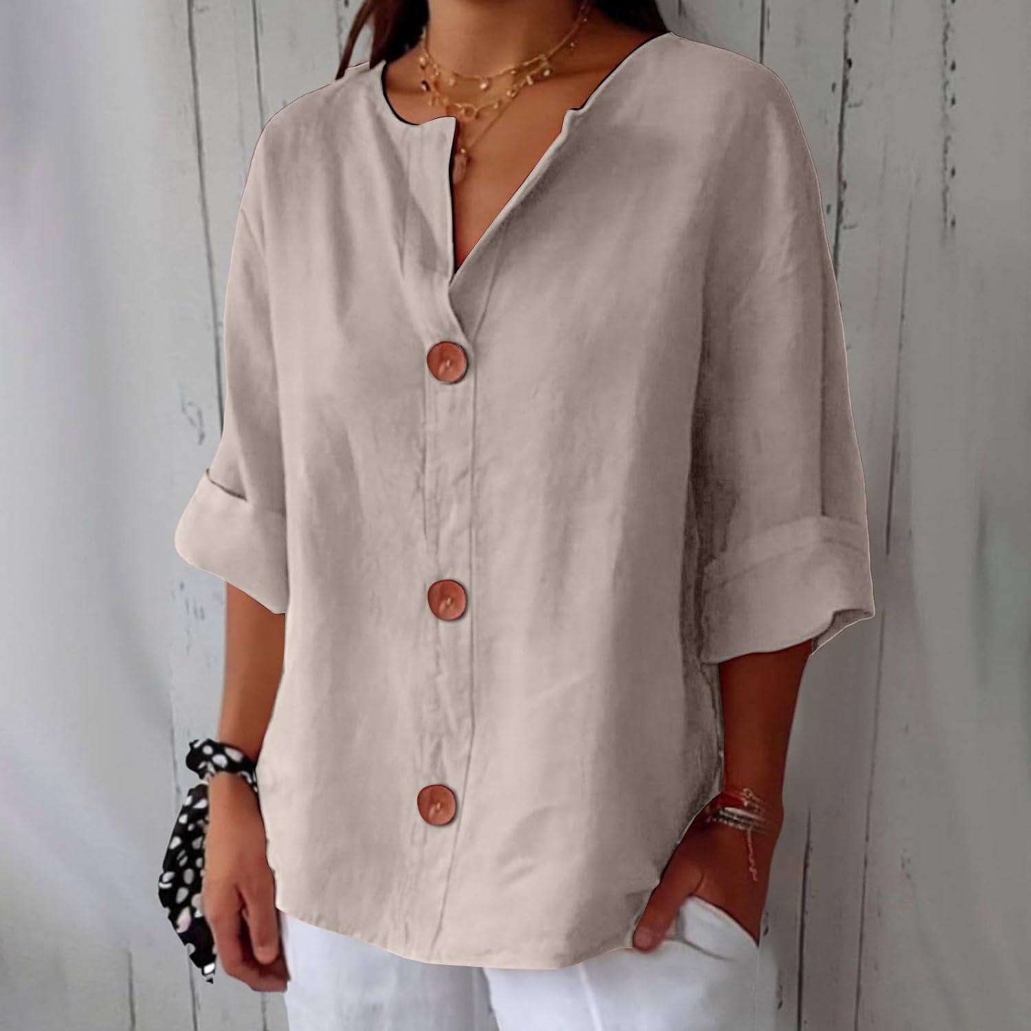 Moda Lusitana - Blusa Elegante Solta
