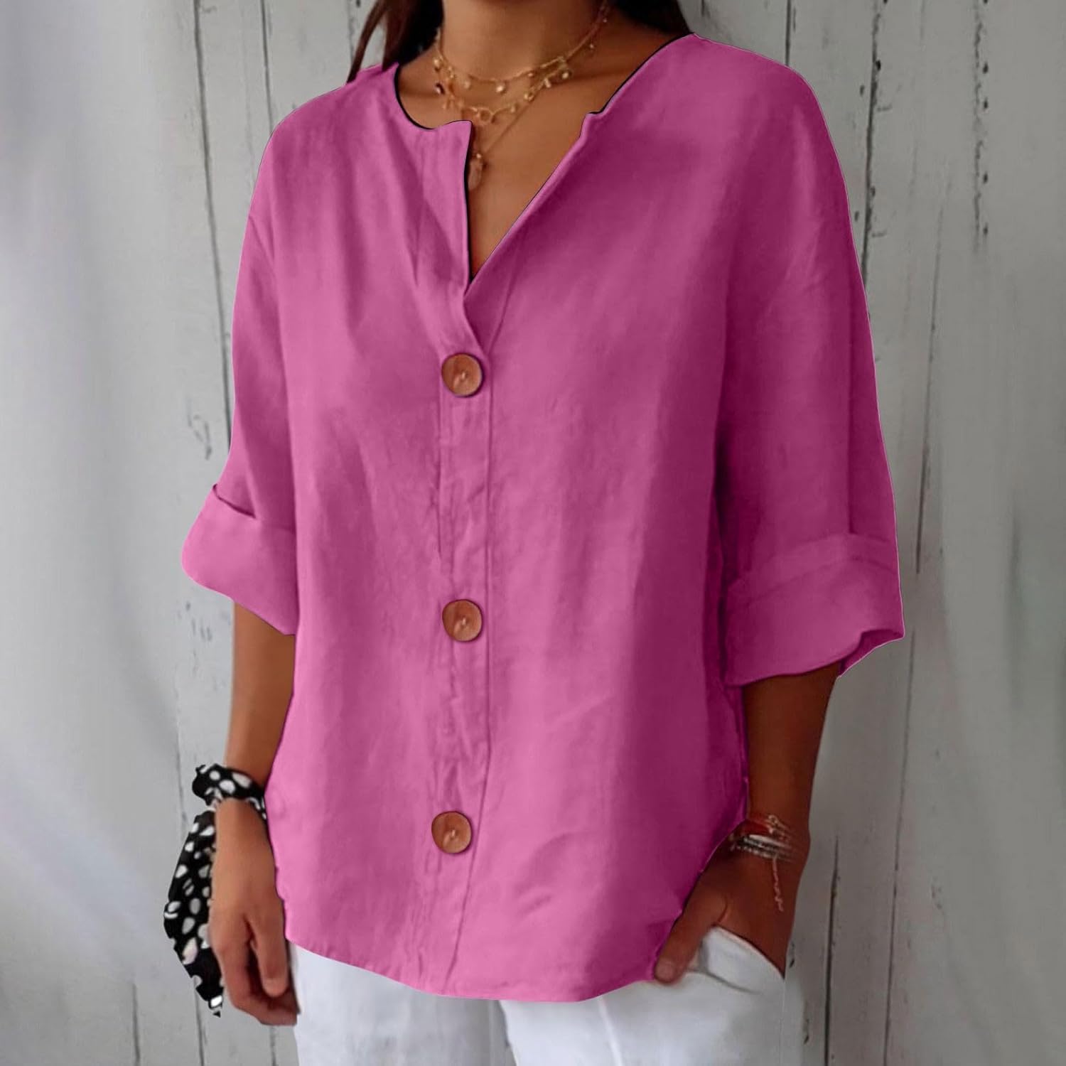 Moda Lusitana - Blusa Elegante Solta