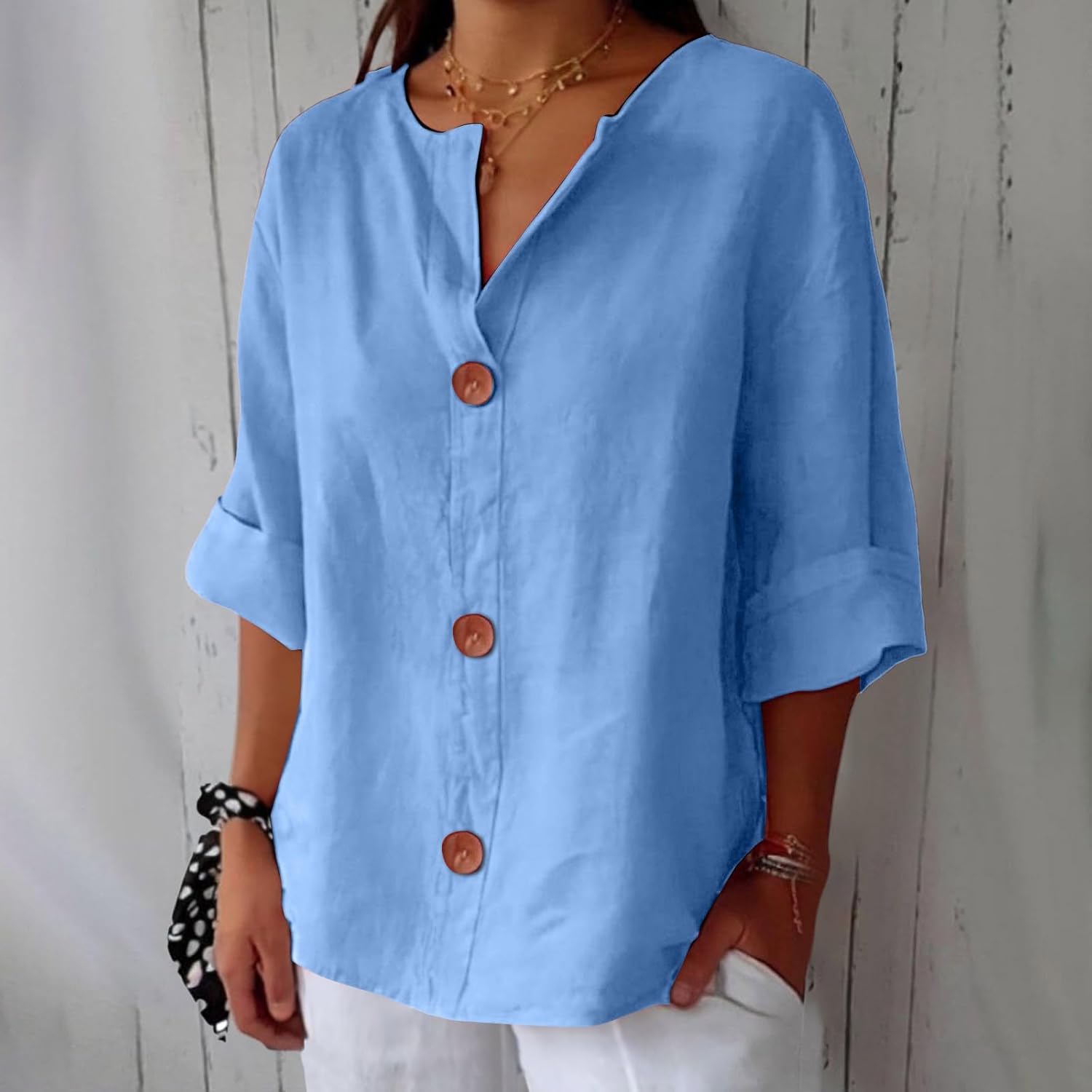 Moda Lusitana - Blusa Elegante Solta