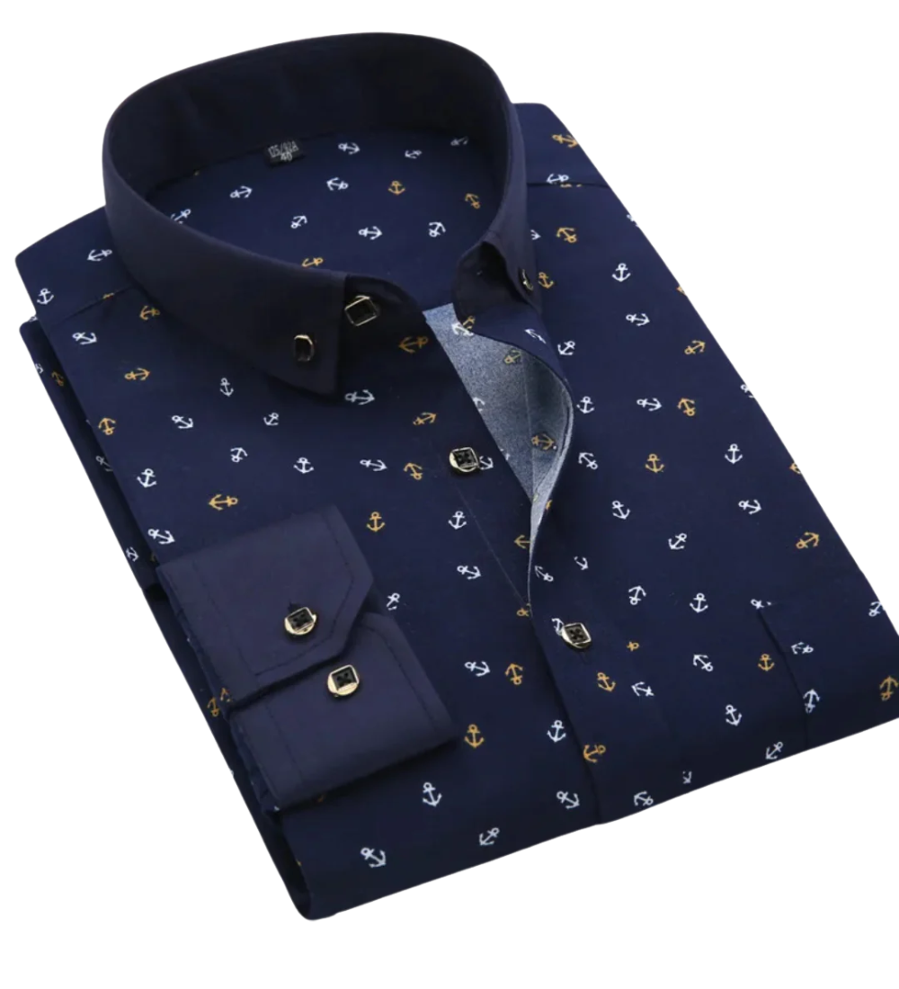 Givalli - Camisa com estampado náutico