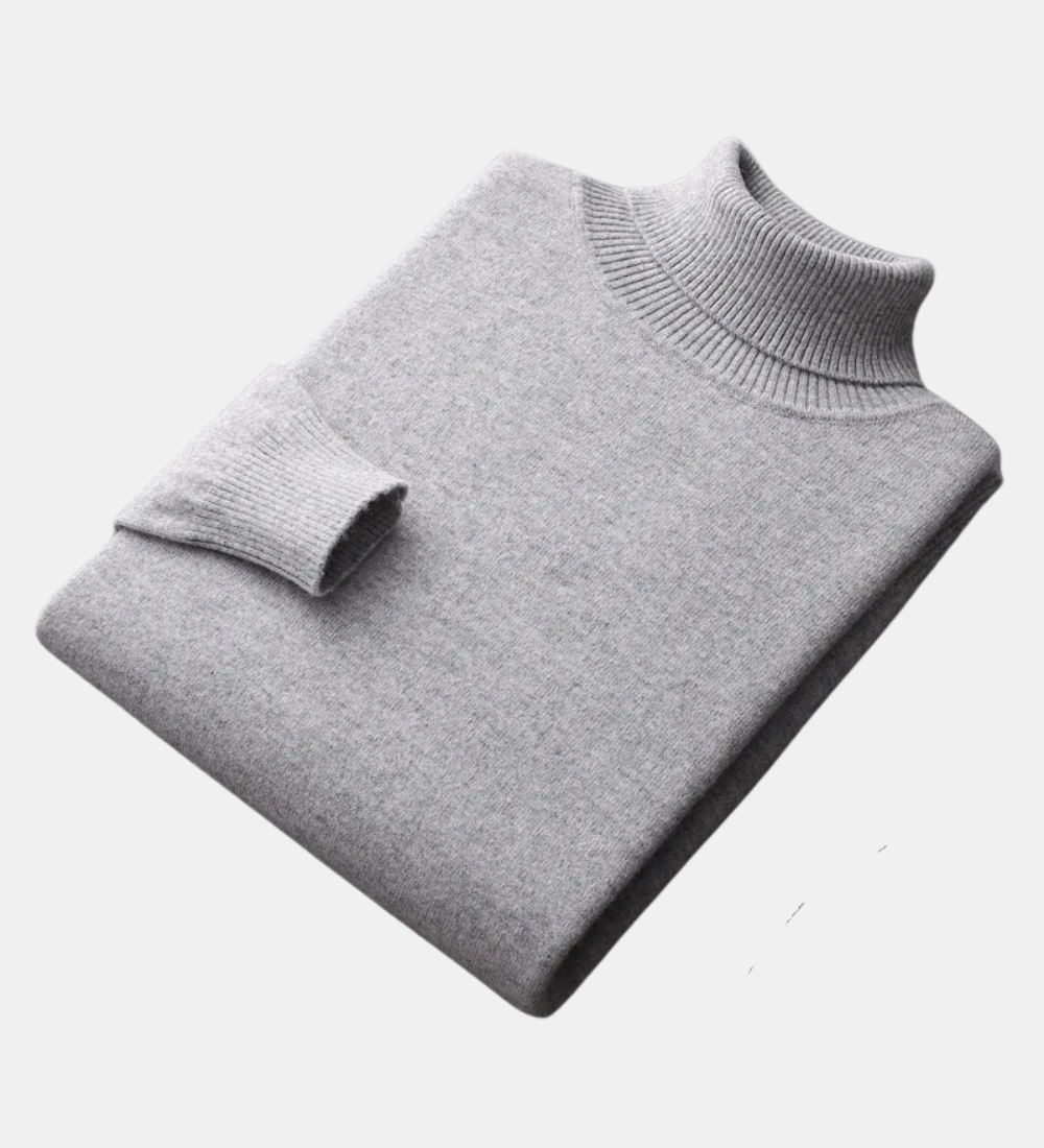 Camisola de gola alta em caxemira Mars