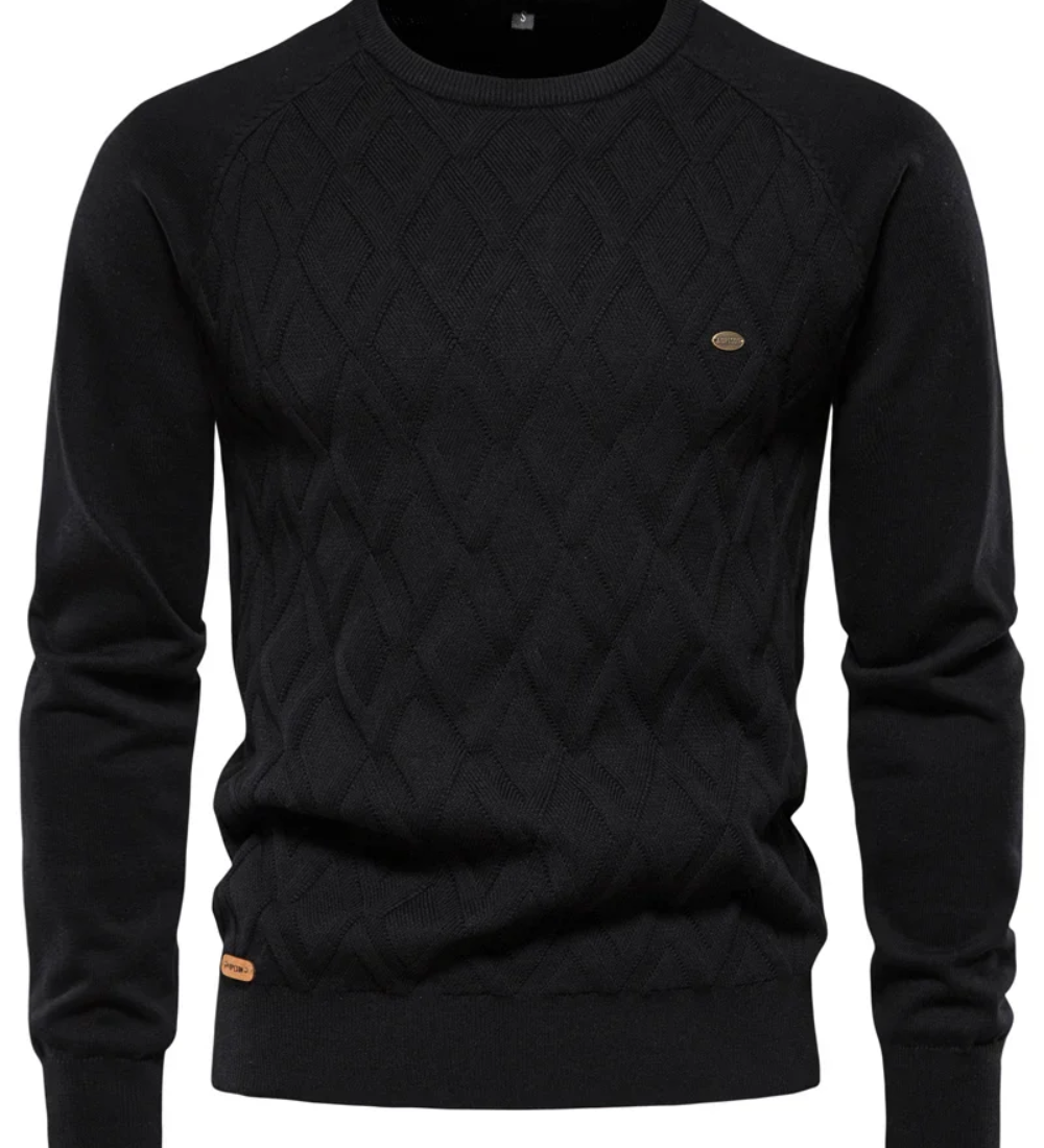 Camisola de homem com design axadrezado V2