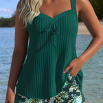 Moda Lusitana - Tankini Listrado com Calção