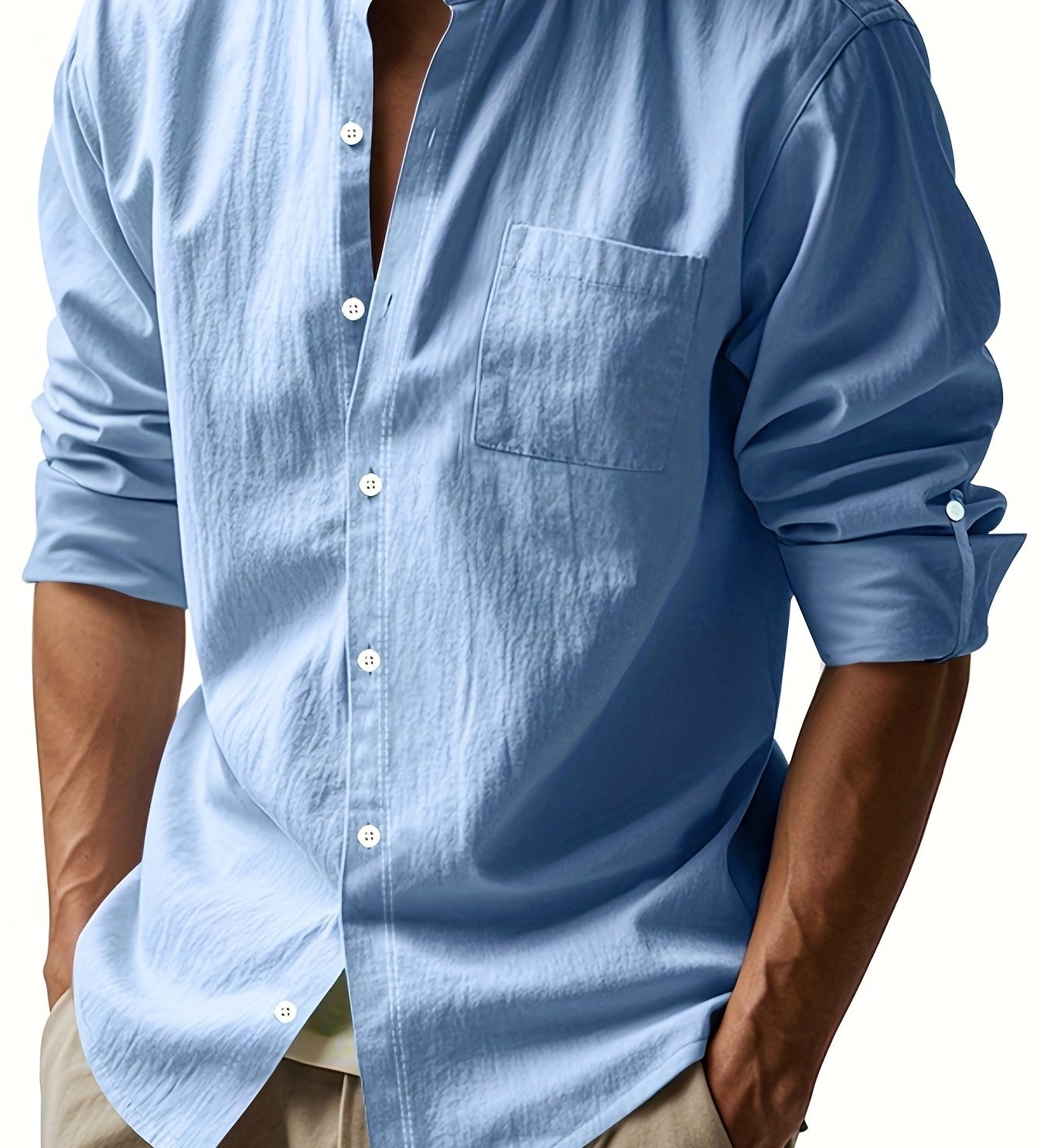 Camisa de linho elegante