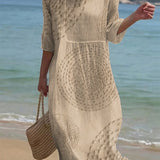Moda Lusitana - Vestido Bordado Casual