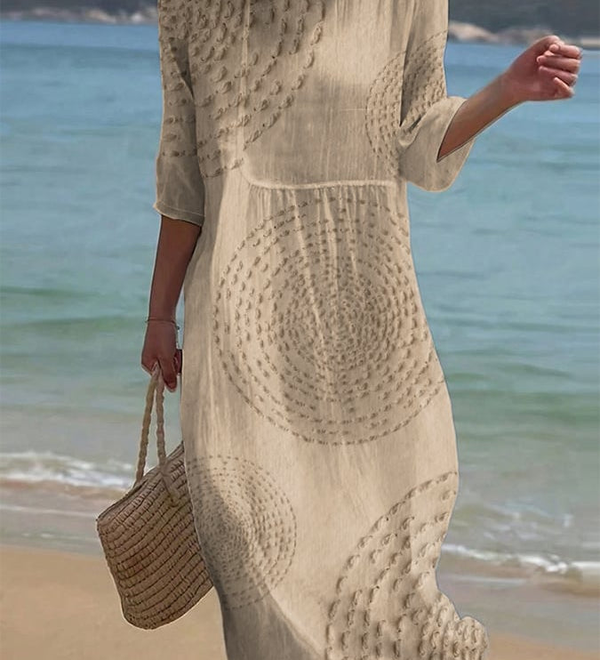 Moda Lusitana - Vestido Bordado Casual