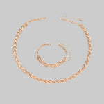 Moda Lusitana - Conjunto de Jóias com Strass