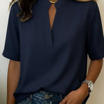 Moda Lusitana - Camisa de Manga Curta Relaxed
