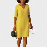 Vestido Elegância sem esforço