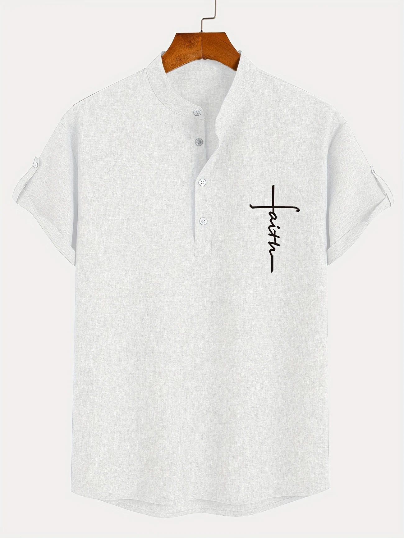 Moda Lusitana - Camisa Elegante com Colarinho Moderno
