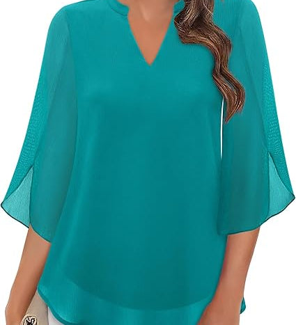 Annelyn | Blusa Luxuosa em Camadas