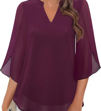 Annelyn | Blusa Luxuosa em Camadas