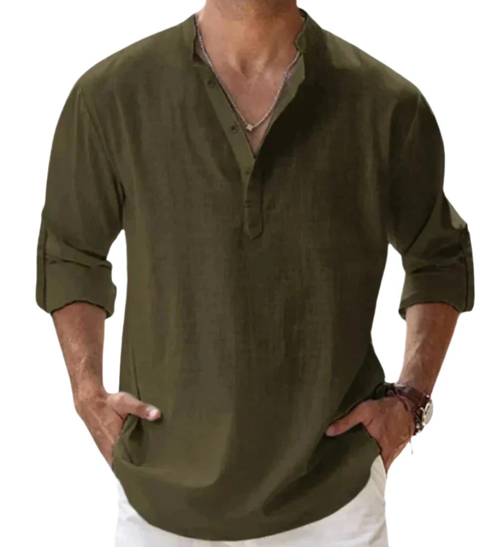 Camisa de algodão Fiorenzo