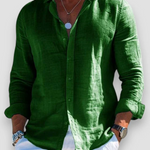 Moda Lusitana - Camisa Casual de Algodão