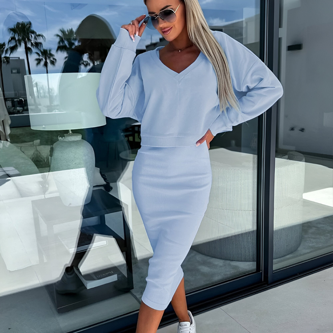 EDITH | CONJUNTO DE TOP E VESTIDO