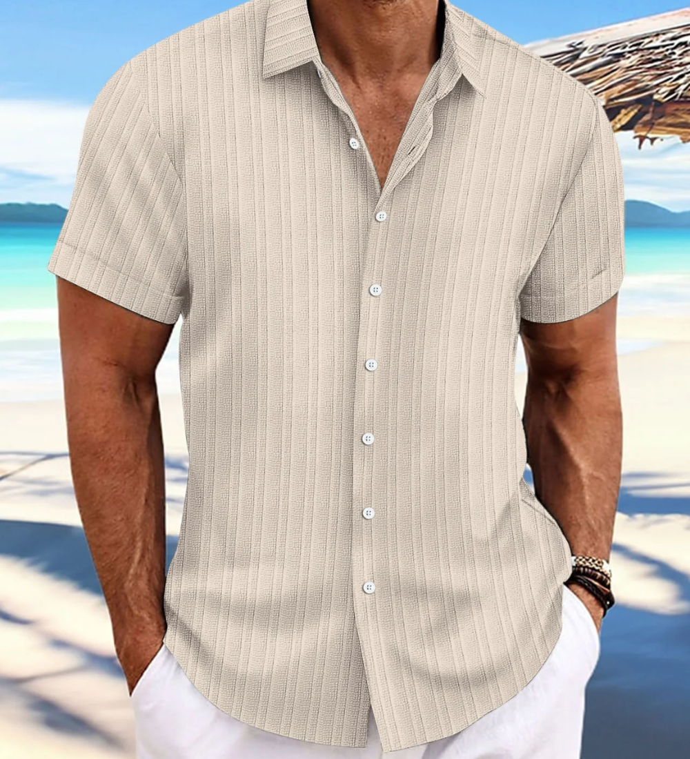 Camisa casual de manga curta