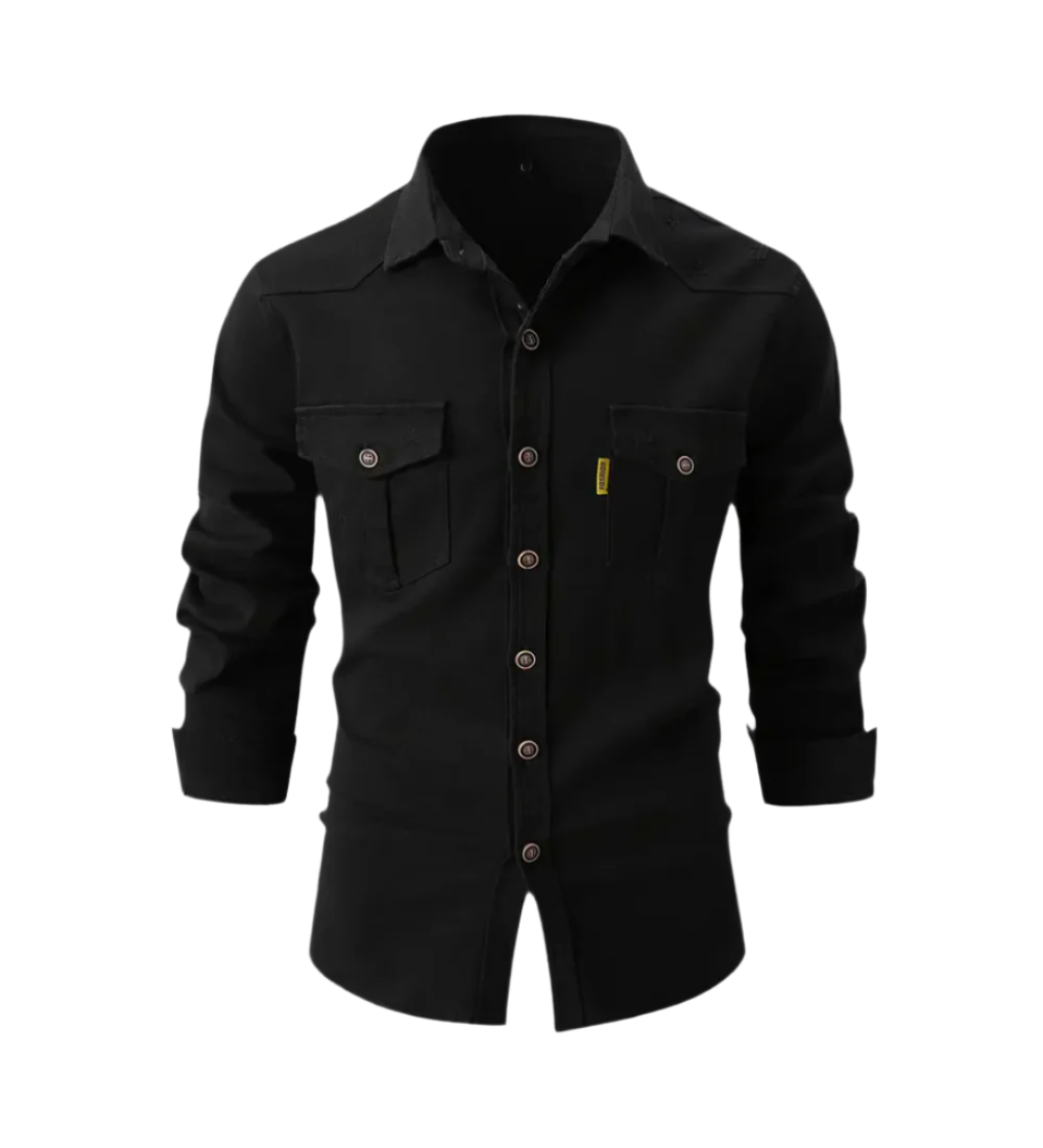Camisa de ganga casual