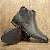 Botas Chelsea em pele