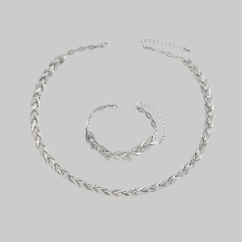 Moda Lusitana - Conjunto de Jóias com Strass