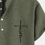 Moda Lusitana - Camisa Elegante com Colarinho Moderno