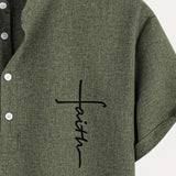Moda Lusitana - Camisa Elegante com Colarinho Moderno