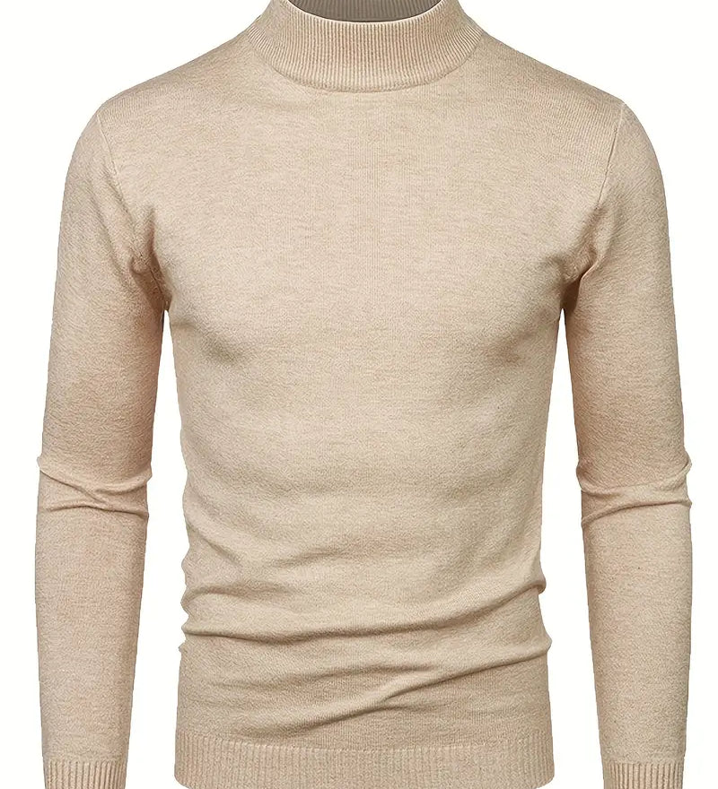 Camisola de gola alta elegante
