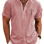 Moda Lusitana - Camisa Elegante com Colarinho Moderno