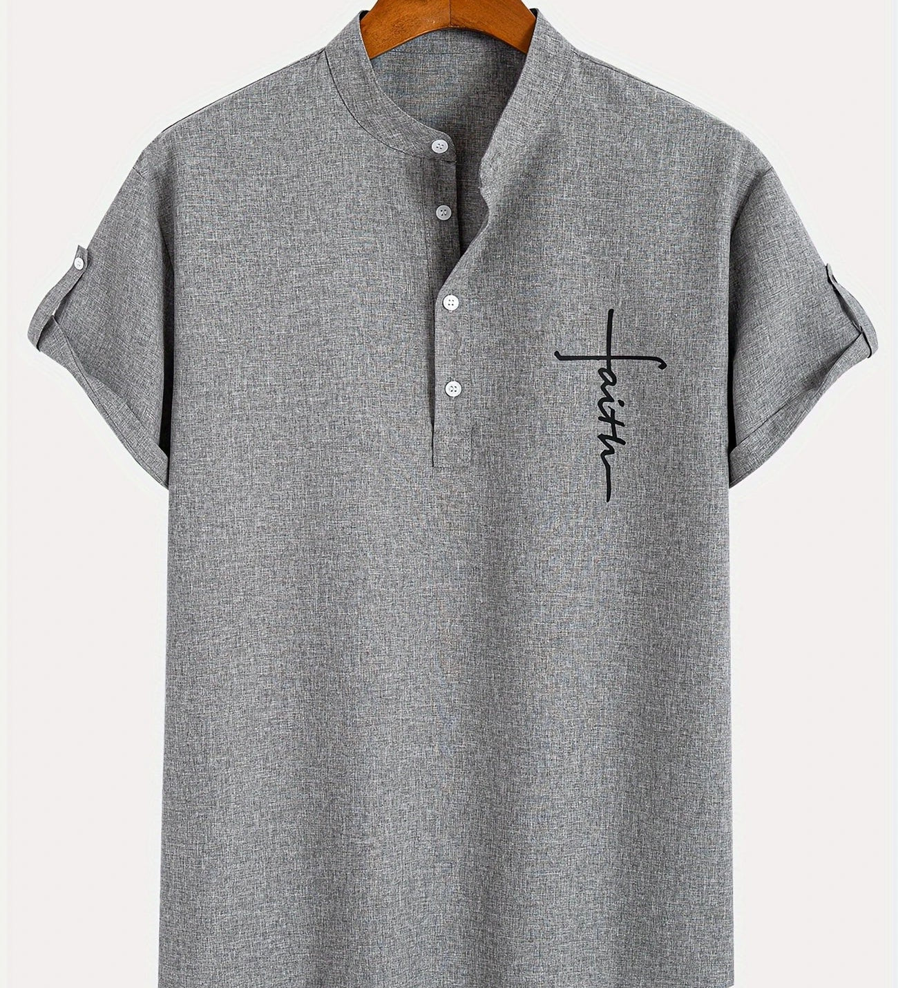 Moda Lusitana - Camisa Elegante com Colarinho Moderno