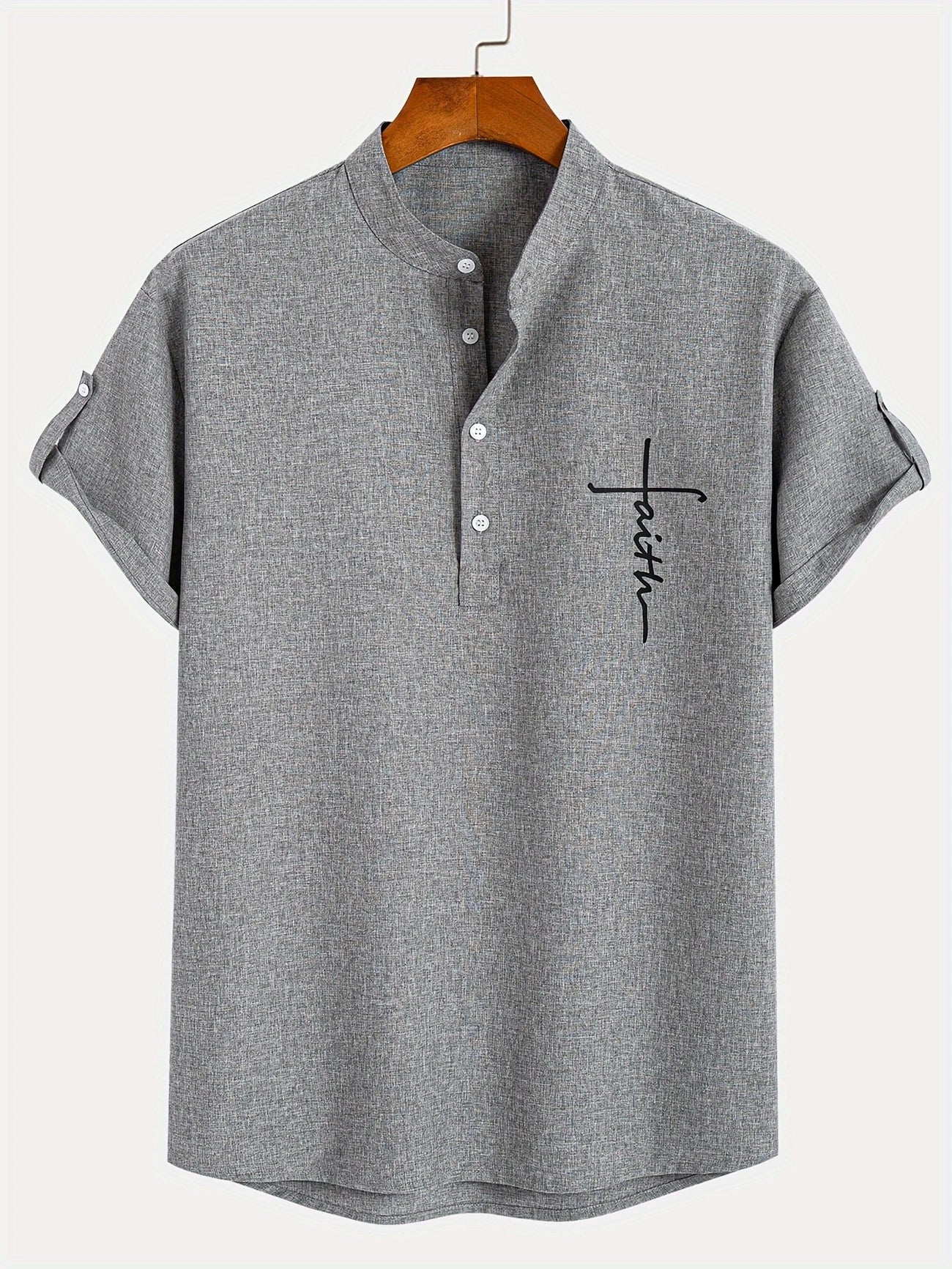 Moda Lusitana - Camisa Elegante com Colarinho Moderno