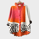 Blusa Artística e Confortável