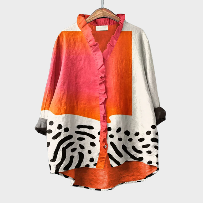 Moda Lusitana - Blusa Artística e Confortável