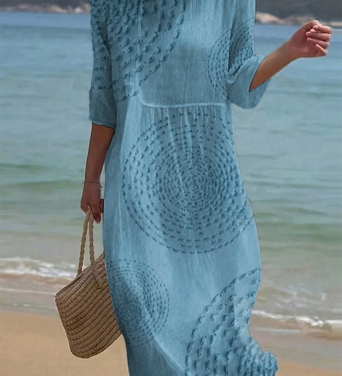 Moda Lusitana - Vestido Bordado Casual