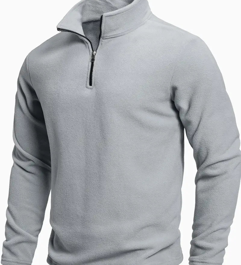Camisola de manga comprida com fecho