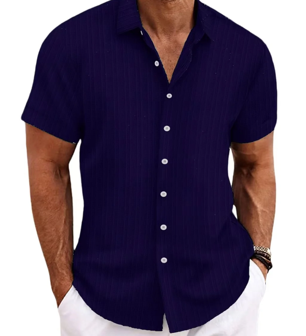Camisa casual de manga curta