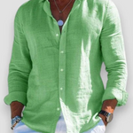 Moda Lusitana - Camisa Casual de Algodão