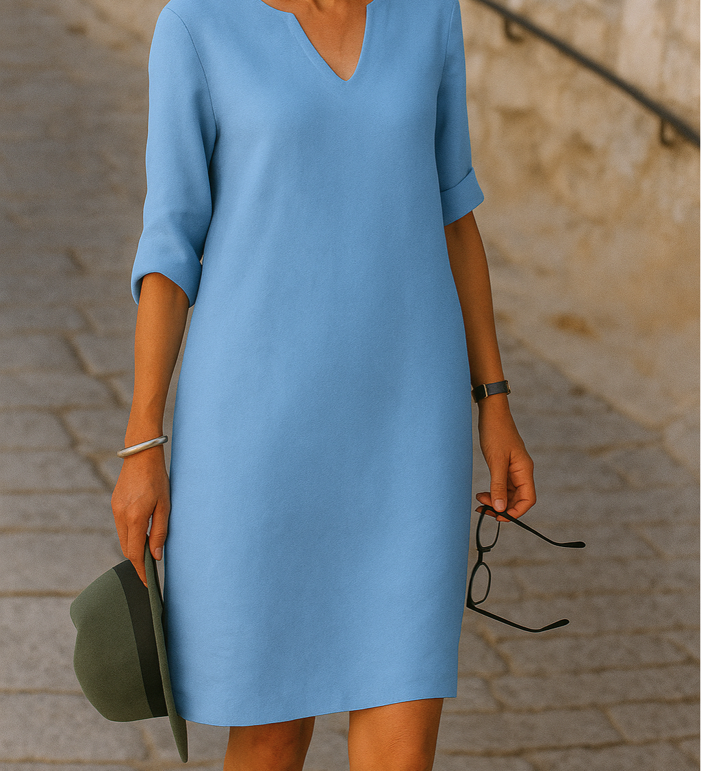 Ria™ | Vestido elegante com decote em V