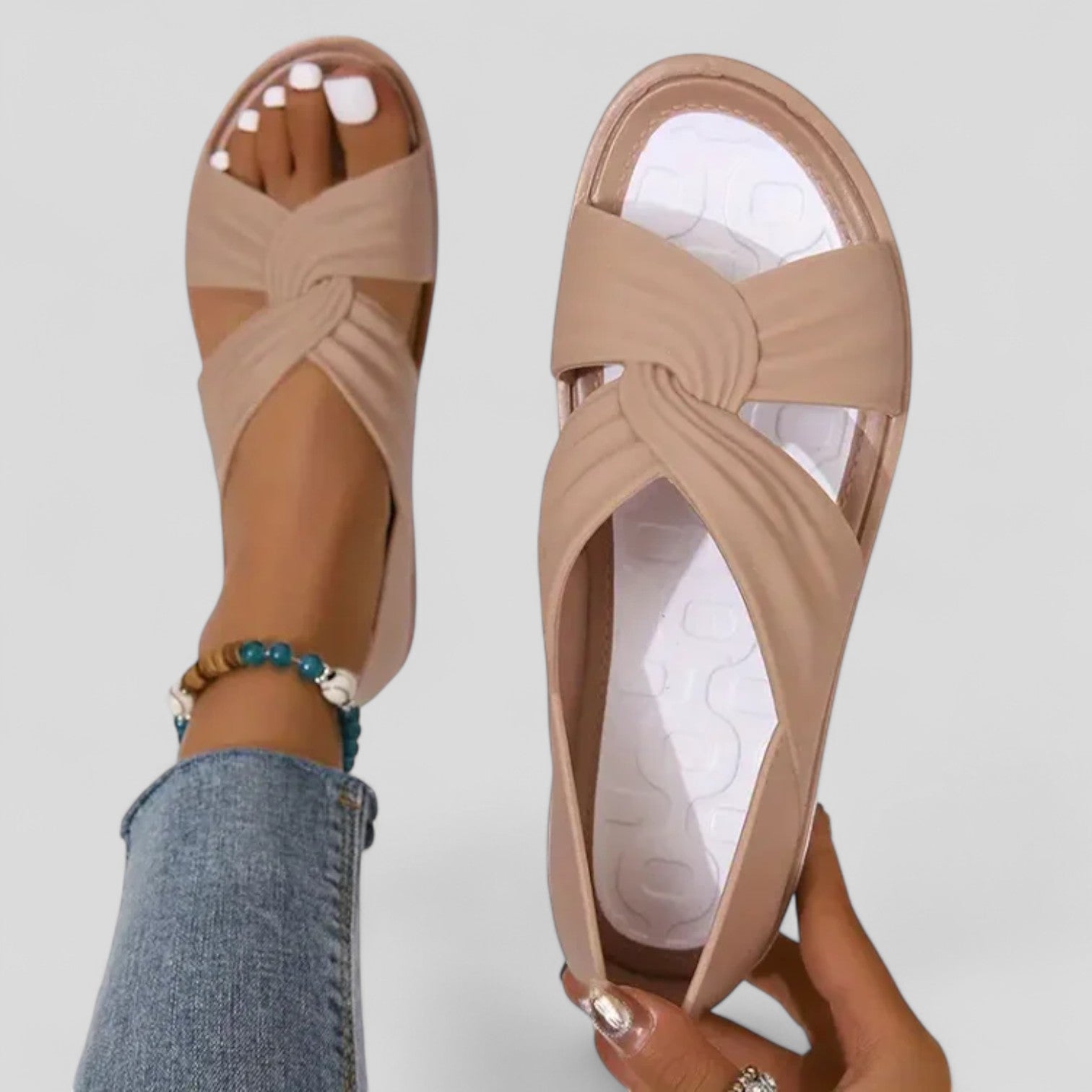 Lilla – sandália ortopédica elegante para o dia-a-dia