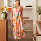 Moda Lusitana - Vestido Midi Josie Rosa
