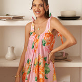 Moda Lusitana - Vestido Midi Josie Rosa