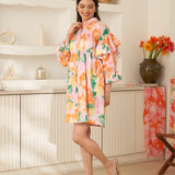 Moda Lusitana - Vestido Pétalas Rosa