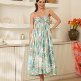 Moda Lusitana - Vestido Midi Rosana Verde